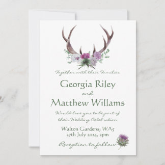 Scottish Tweed Invitation Inbjudningar