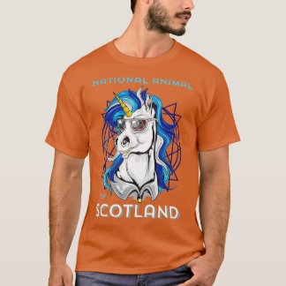 Scottish Unicorn Scotland Jackar av Arm Rugby T Shirt