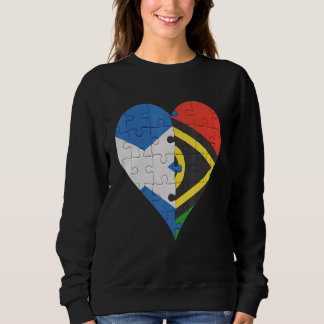 Scottish Vanuatuan Flagga Heart T Shirt