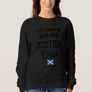 Scottish Voice Scotland Flagga Scottish Roots T Shirt