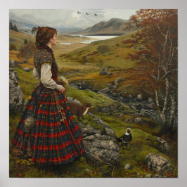 Scottish Woman Poster