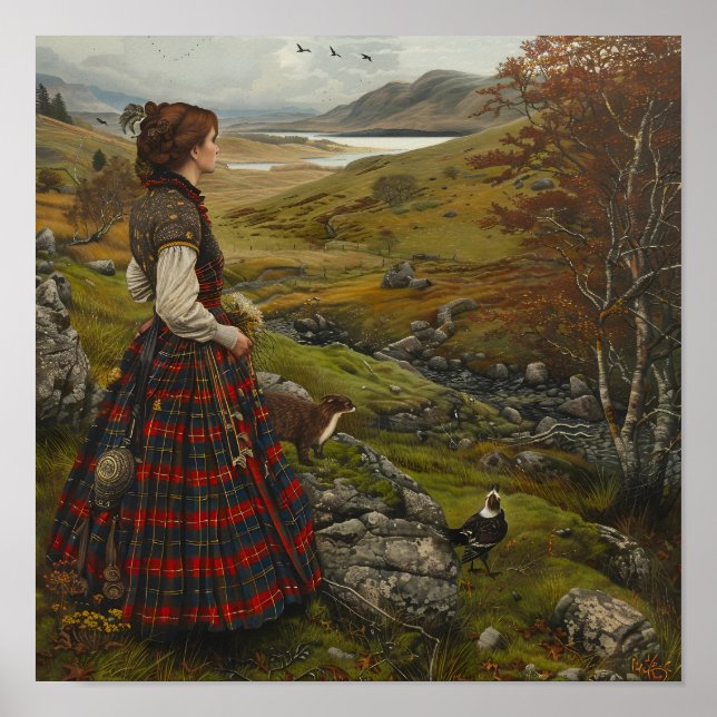 Scottish Woman Poster (Framsidan)