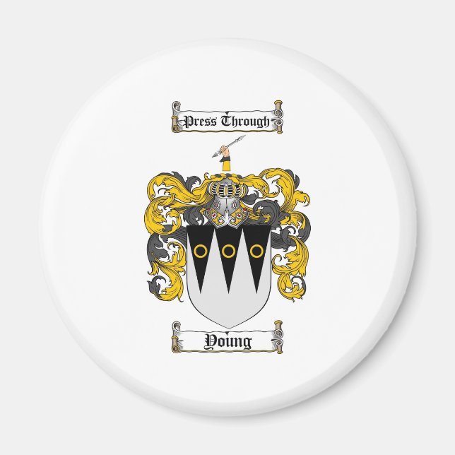 Scottish Young Jacka of Arm Stein - Family Crest Magnet (Framsidan)