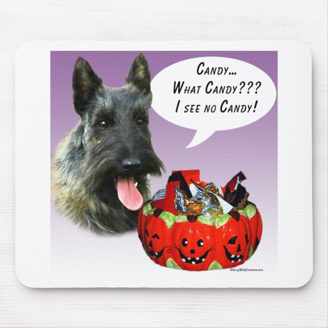ScottishTerrier Halloween Candy Musmatta (Framsidan)