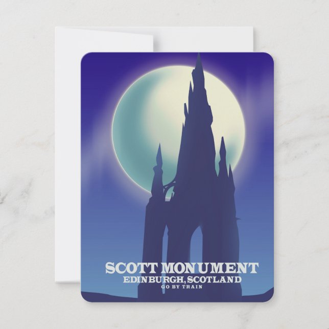 Scottmonumentet, Edinburgh,Skottland (Framsida)