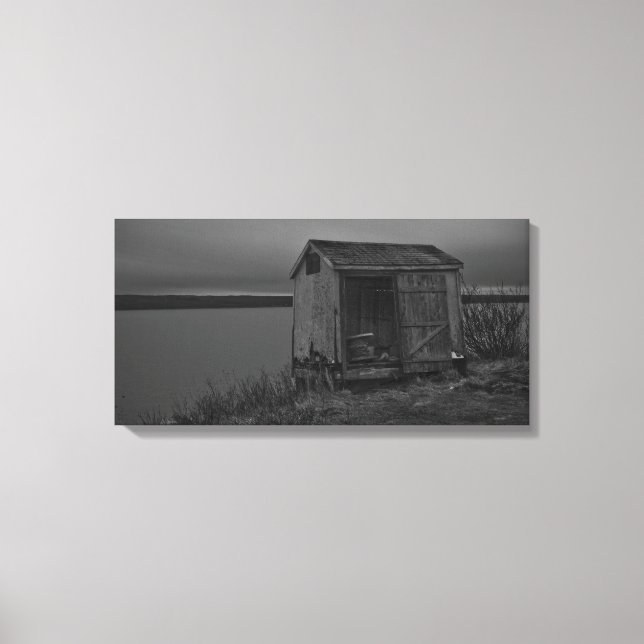 Scott's Bay Shack Wrapped Canvas (Framsida)