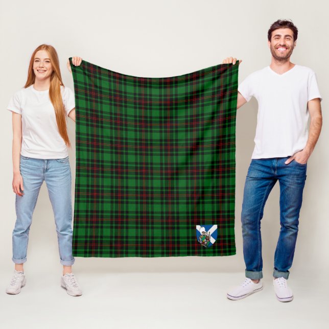 Scotts Beveridge Tartan Rutmönster Fleecefilt (På plats)