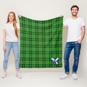 Scotts Blane Tartan Rutmönster Fleecefilt