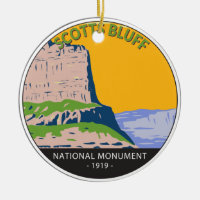 Scotts Bluff National Monument Nebraska Vintage