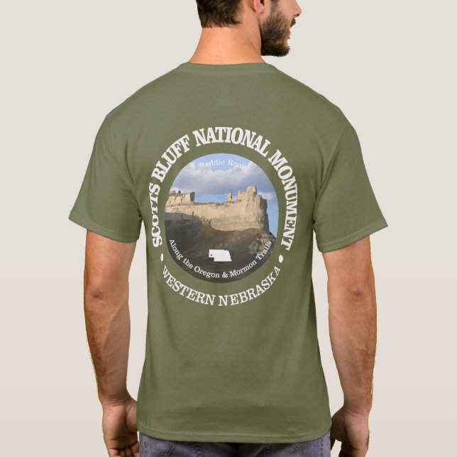 Scotts Bluff National Monument T Shirt (Baksida)