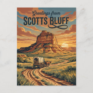 Scotts Bluff National Monument USA Vykort