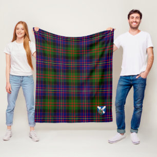 Scotts Cameron Of Erracht Modern Tartan Rutmönster Fleecefilt