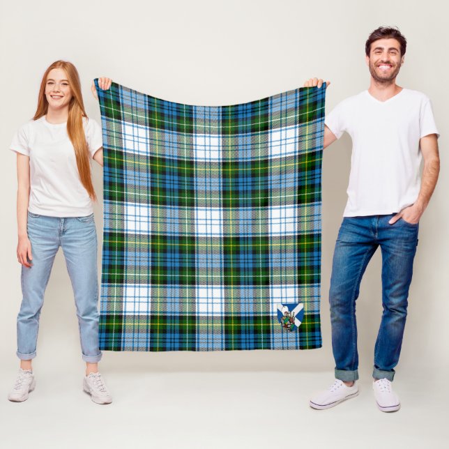Scotts Campbell Dräkt Tartan Plaid Fleecefilt (På plats)