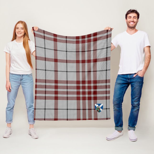Scotts Clayton Tartan Rutmönster Fleecefilt (På plats)