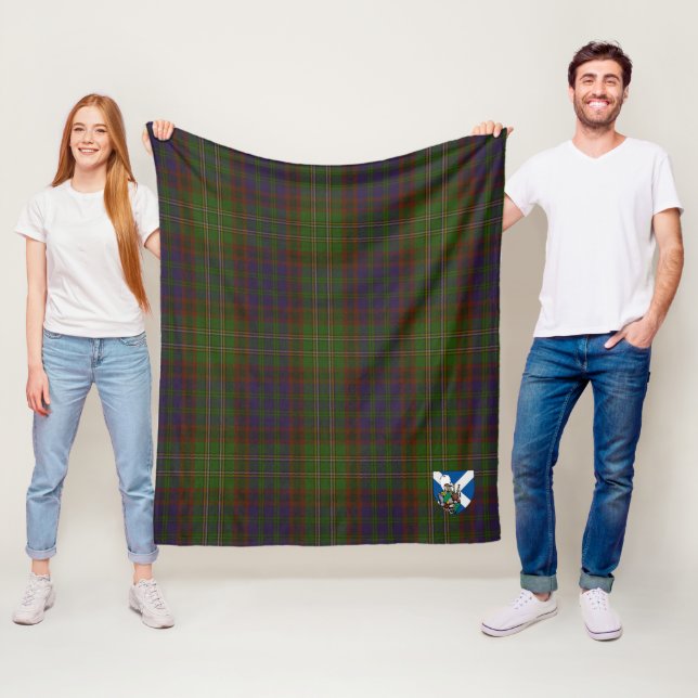 Scotts Cunningham Jakt Modern Rutig Plaid Fleecefilt (På plats)