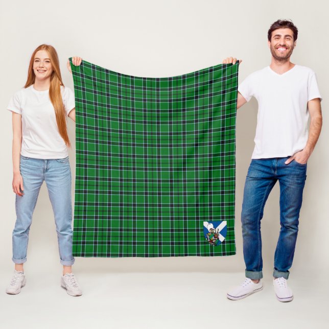 Scotts Innes Hunting Tartan Play Fleecefilt (På plats)