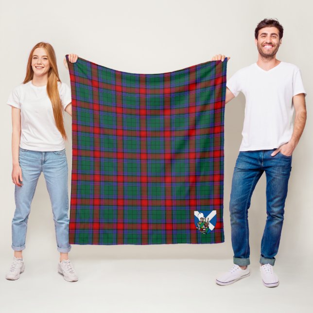 Scotts Jardine Klänning Rutmönster Rutig Fleecefilt (På plats)
