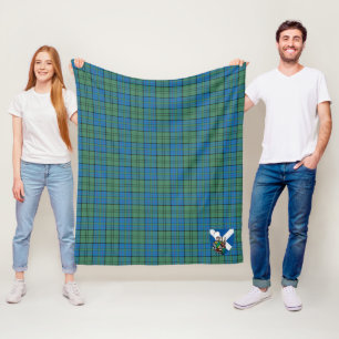 Scotts Lockhart Forntida Tartanrutig Mönster Fleecefilt