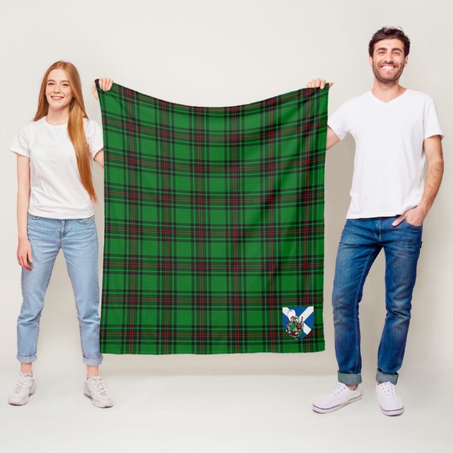 Scotts Lundin Tartan Rutmönster Fleecefilt (På plats)