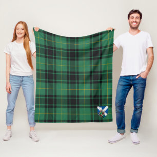 Scotts MacArthur Forntida Tartan-rutig Fleecefilt
