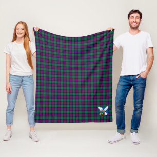 Scotts MacArthur i Milton Tartan-ruta Fleecefilt