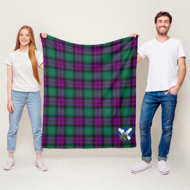 Scotts MacArthur Milton Tartan Play Fleecefilt (På plats)