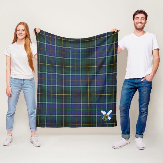 Scotts MacInnes Modern Tartan Play Fleecefilt (På plats)