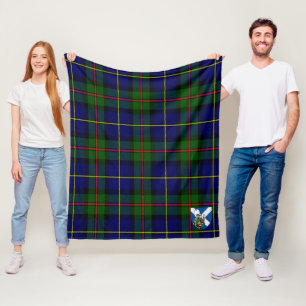 Scotts MacLeod från Harris Modern Rutig Plaid Fleecefilt