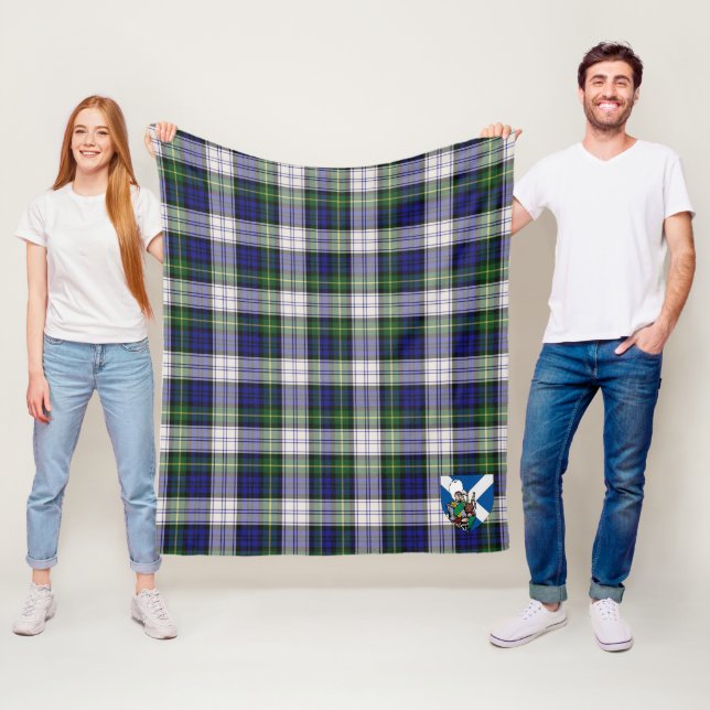 Scotts Meldrum Gordon Dress Tartan Play Fleecefilt (På plats)