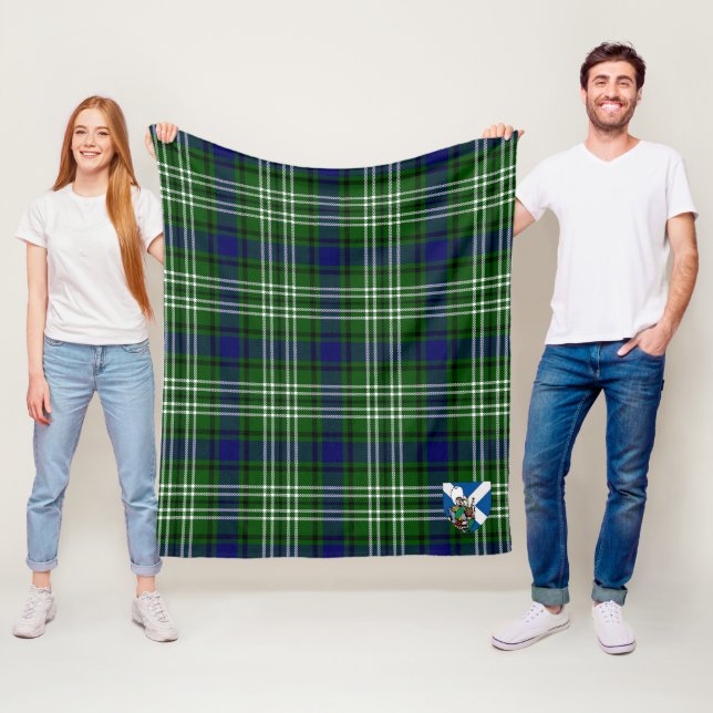 Scotts Mow Tartan Rutmönster Fleecefilt (På plats)