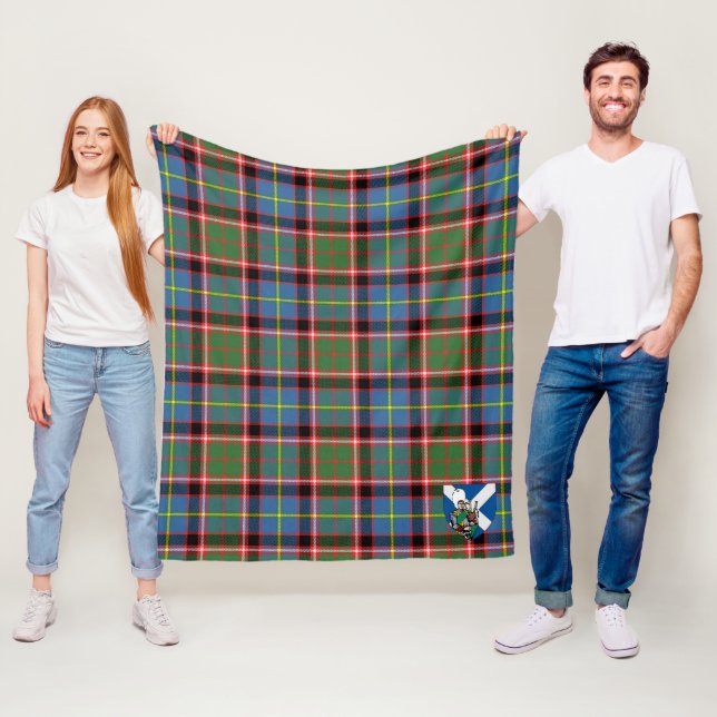 Scotts Norvel Tartan Play Fleecefilt (På plats)