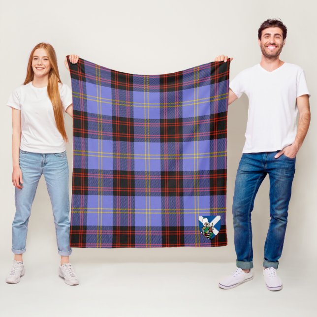 Scotts Rutherford Tartan Rutmönster Fleecefilt (På plats)
