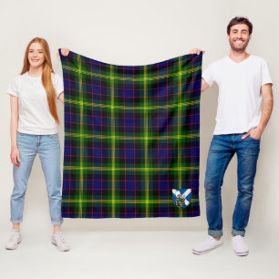 Scotts Watson Modern Rutig Rutmönster Fleecefilt