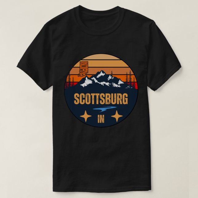 Scottsburg, Indiana T Shirt (Design framsida)