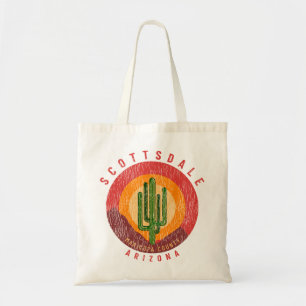 Scottsdale Arizona Cactus Mountaines Tygkasse