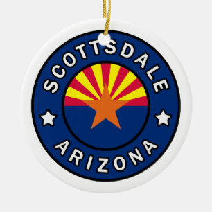 Scottsdale Arizona Julgransprydnad Keramik