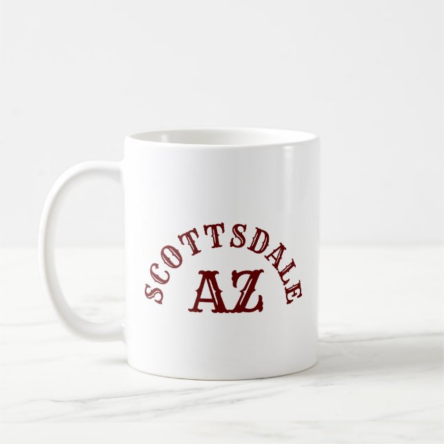 Scottsdale, Arizona Kaffemugg (Vänster)