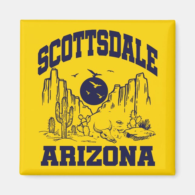 Scottsdale,Arizona Magnet (Framsidan)