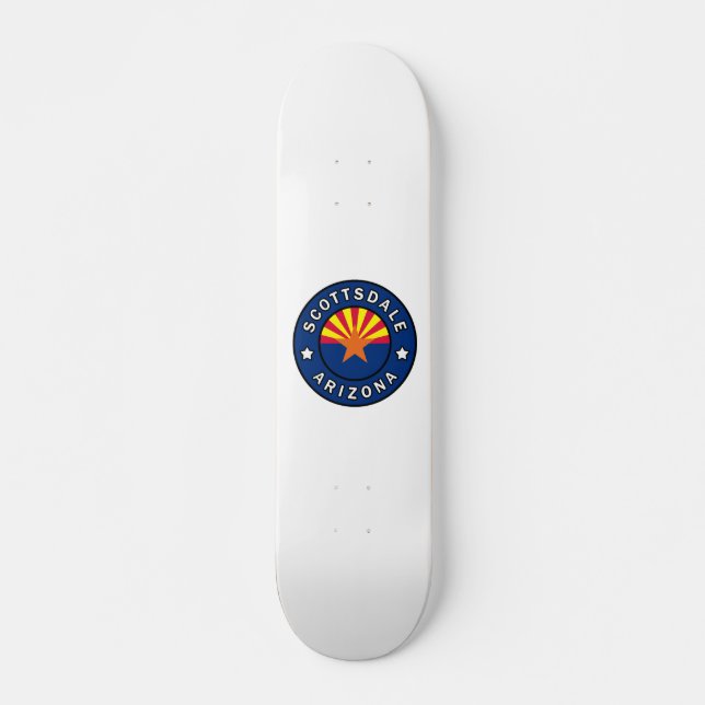Scottsdale Arizona Mini Skateboard Bräda 18,5 Cm (Framsida)