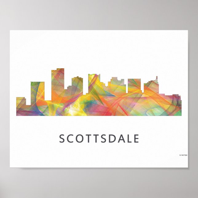 SCOTTSDALE, ARIZONA SKYLINE WB1 - POSTER (Framsidan)