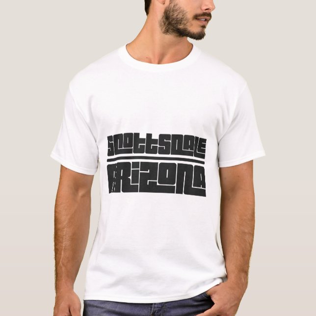 Scottsdale - Arizona T Shirt (Framsida)