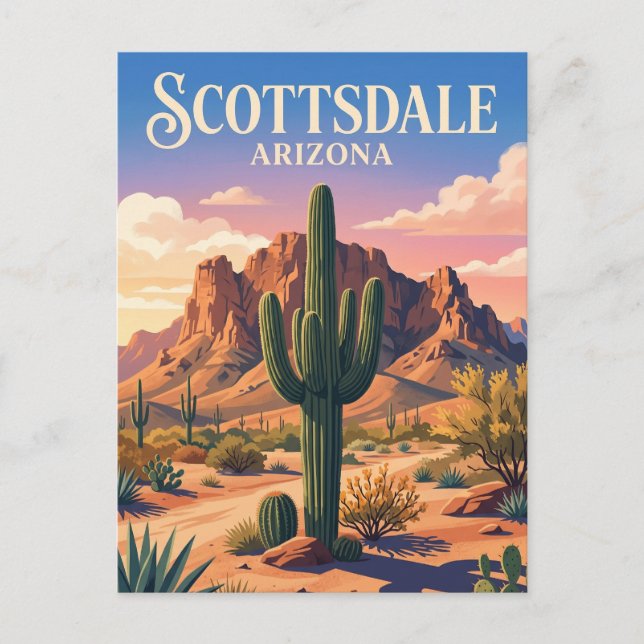 Scottsdale Arizona Vykort (Framsida)