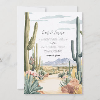 Scottsdale Arizona Wedding Invitation Inbjudningar