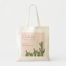 Scottsdale Bachelorette Helg Tote Bag med Namn Tygkasse
