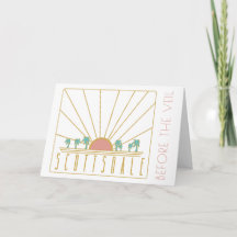 Scottsdale Bachelorette Inbjudan med Italien