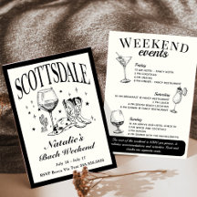 Scottsdale Bachelorette Social Cocktail Itinerary
