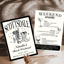 Scottsdale Bachelorette Social Cocktail Itinerary
