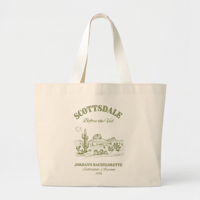 Scottsdale Before the Veil Totebag  Jumbo Tygkasse (Framsidan)