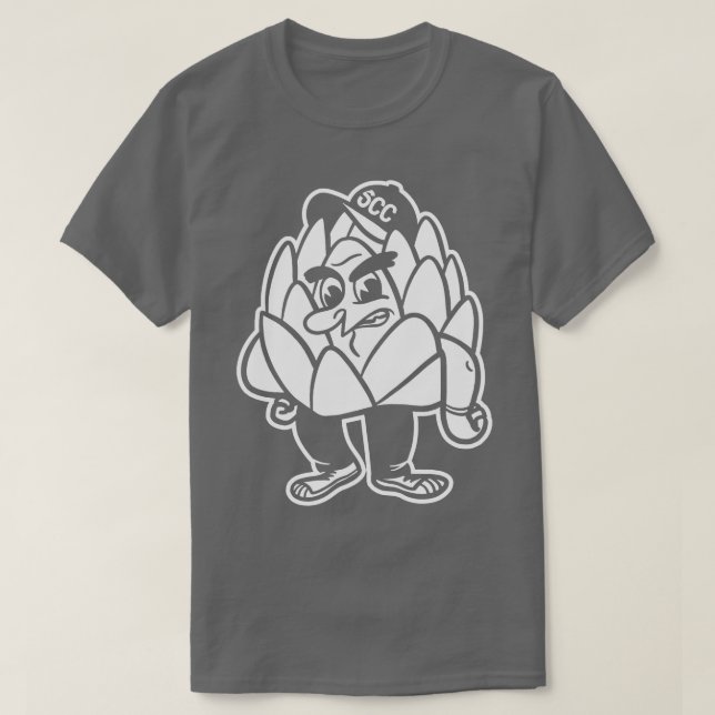 Scottsdale Community College Artichokes Simple Whi T Shirt (Design framsida)