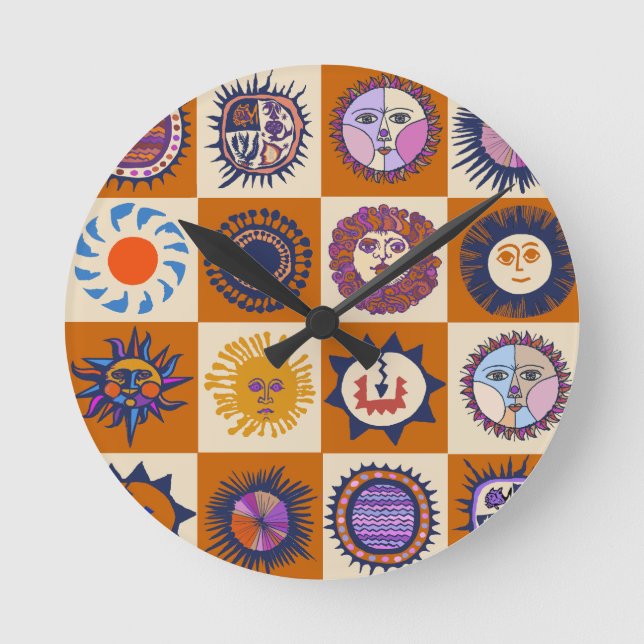 Scottsdale Del Sol Rund Klocka (Framsida)